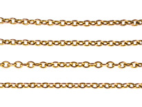 Edwardian 9ct Gold Chain (62cm)