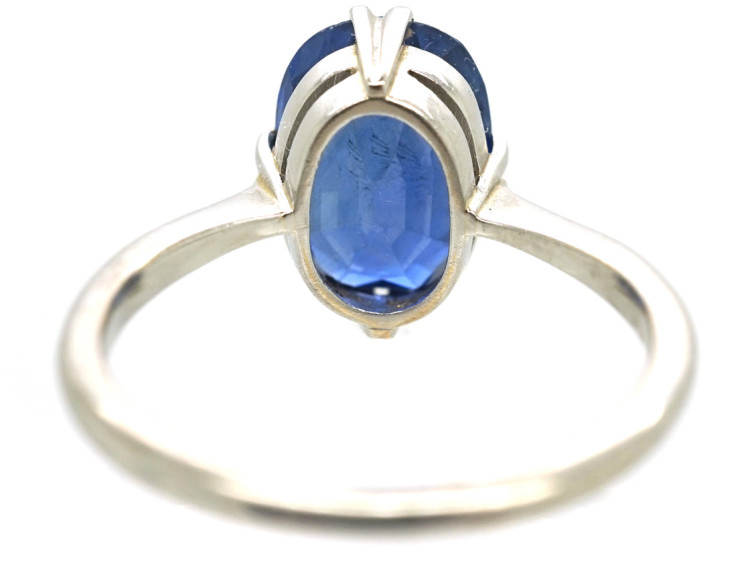 Art Deco Platinum & Sapphire Ring