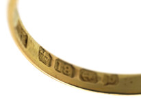 Edwardian 18ct Gold, Rose Diamond & Opal Three Stone Ring