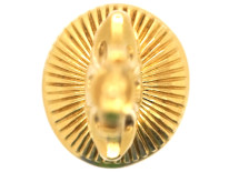 Georgian 15ct Gold Seal With Carnelian Intaglio of a Crest