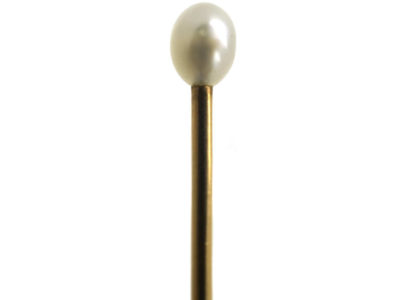 Edwardian Natural Pearl Tie Pin