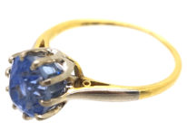 18ct Gold Ring Set With a Ceylon Sapphire