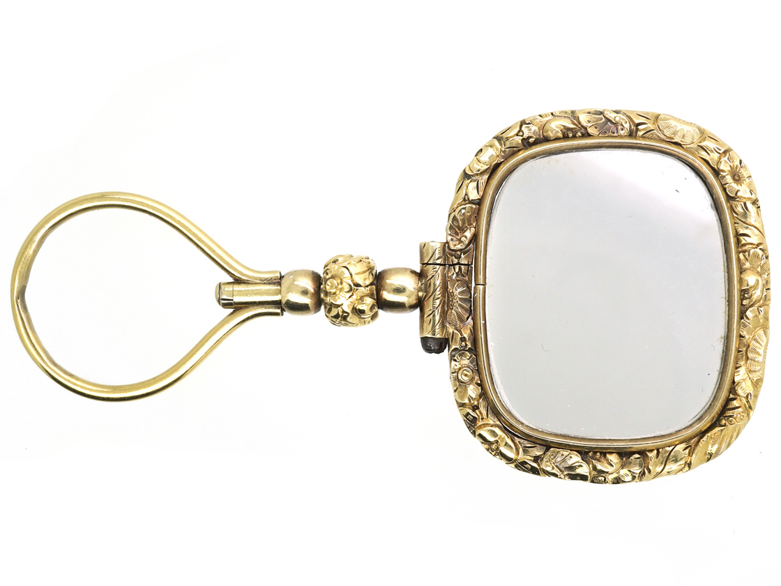 Gold Cased Quizzing Glass (423L) The Antique Jewellery Company
