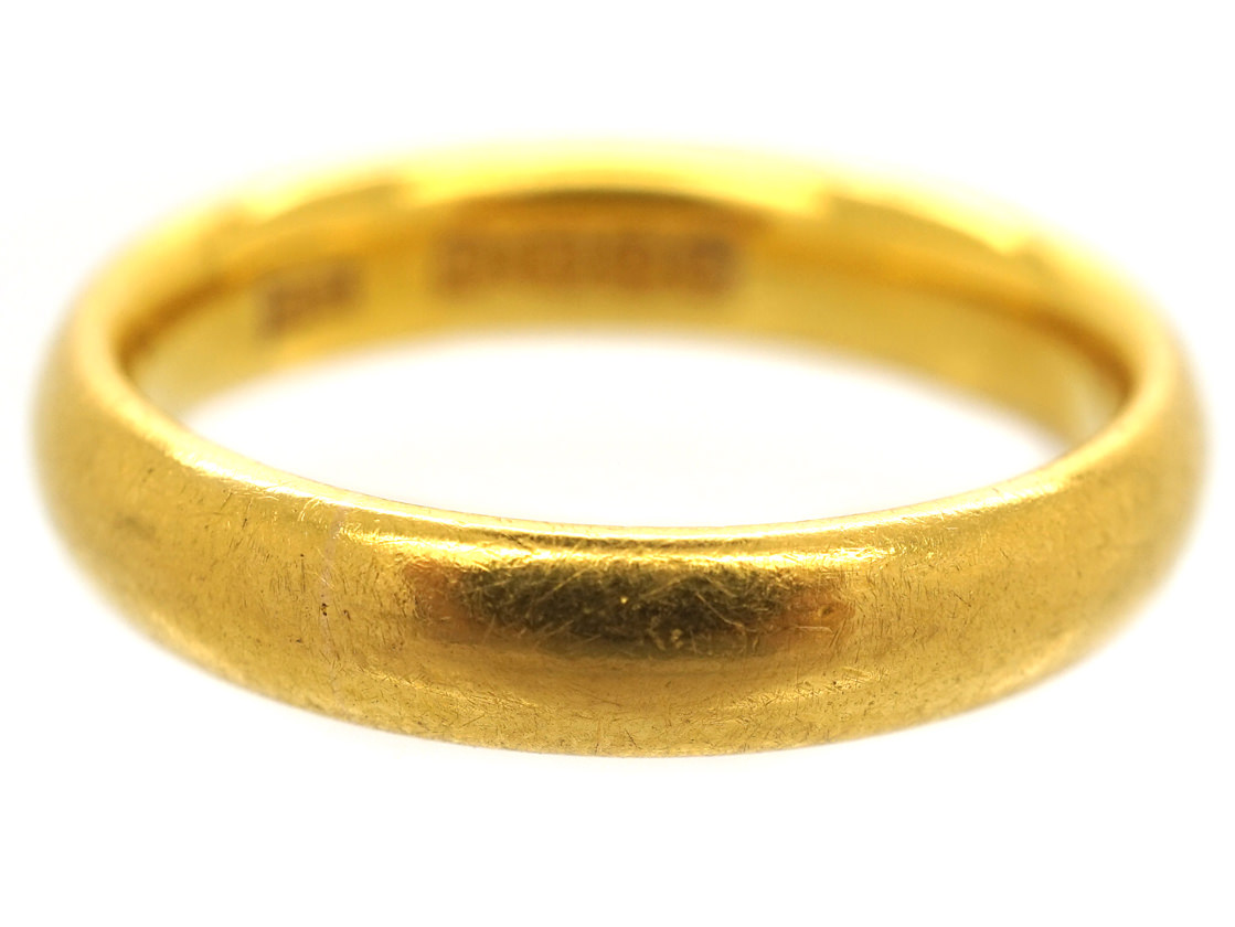 22ct Gold Wedding Ring (439L) | The Antique Jewellery Company