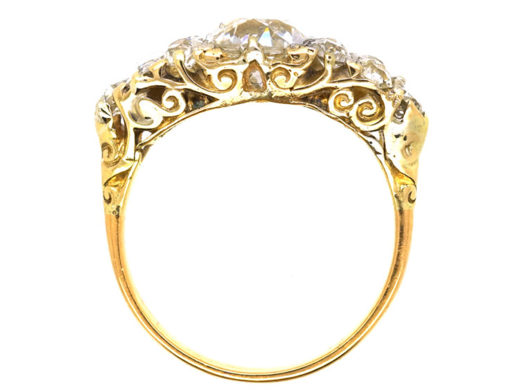 Victorian 18ct Gold & Diamond Ring