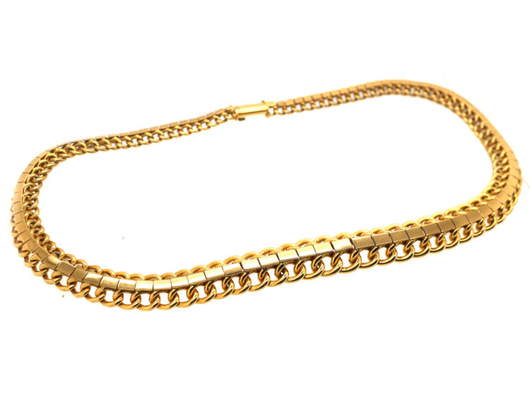French 18ct Gold Collar