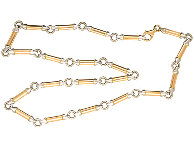 9ct Gold Two Colour Neck Chain