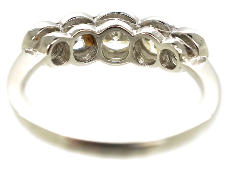 Platinum Five Stone Diamond Ring