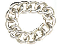 Silver Overlapping Circles Bracelet