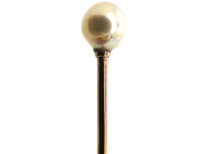 Edwardian Tie Pin set with a Pearl
