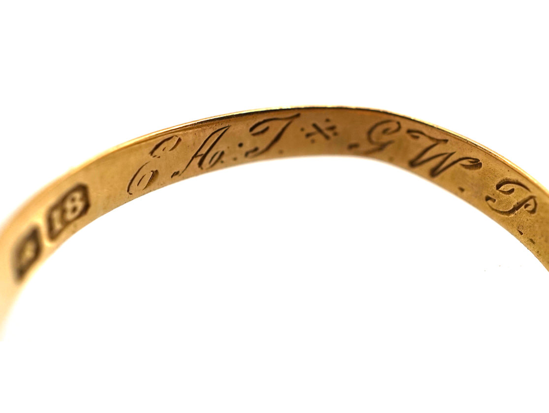 Victorian 18ct Gold, Sapphire & Diamond Three Stone Ring (731L) | The ...