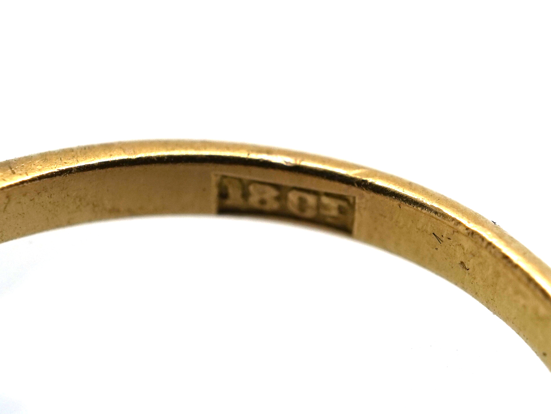 Edwardian 18ct Gold & Platinum, Three Stone Diamond Ring (726L) | The ...