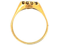Victorian 18ct Gold, Rectangular Cut Diamond Ring