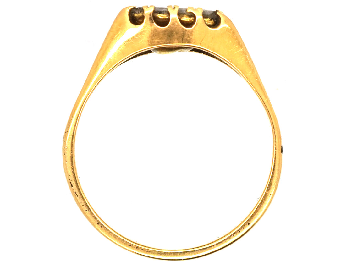 Victorian 18ct Gold, Rectangular Cut Diamond Ring (792L) | The Antique ...