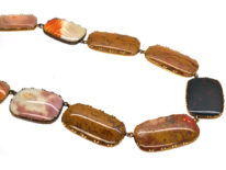 Georgian 15ct Gold & Agate Necklace