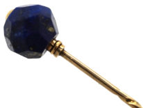 Art Deco Gold & Lapis Lazuli Tie Pin