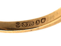 Art Deco 9ct Gold & Zircon Ring