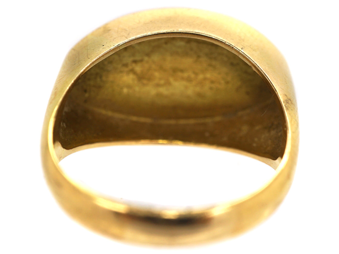 18ct Gold & Enamel Ring by Alexander Tillander Workshop (16M) | The ...