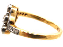 Edwardian 18ct Gold, Platinum & Diamond Ring