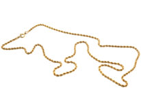 Edwardian 15ct Gold Gold Prince of Wales Twist Chain