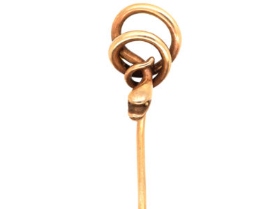 Victorian 15ct Gold Snake Tie Pin