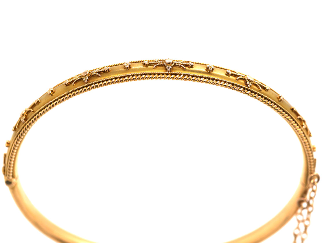A narrow gold bangle-SOLD OUT