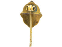 Victorian 15ct Gold & Cabochon Garnet Tie Pin