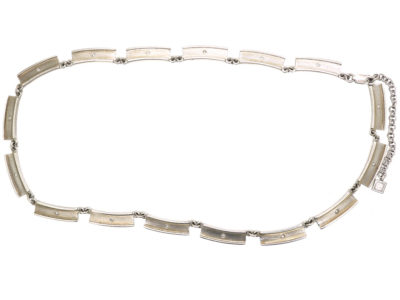 Silver & Paste Necklace