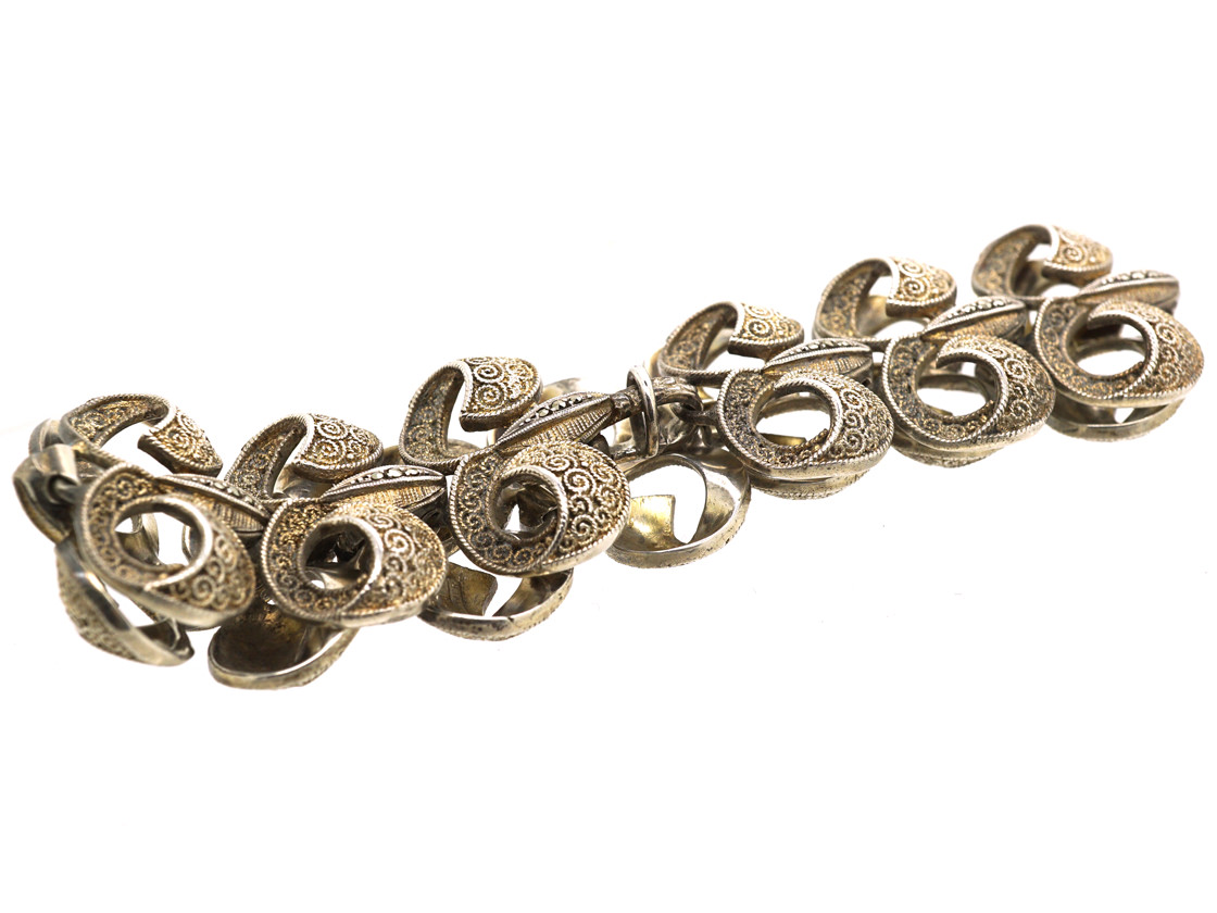 Art Deco Silver & Marcasite Bracelet by Theodor Fahrner (93M) | The ...