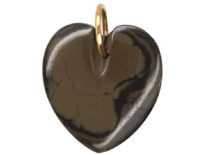 Victorian Agate Heart Pendant