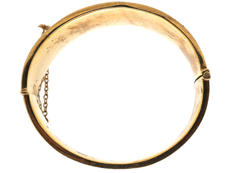 9ct Gold Wide Bangle