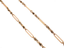 Edwardian 9ct Gold Ornate Chain