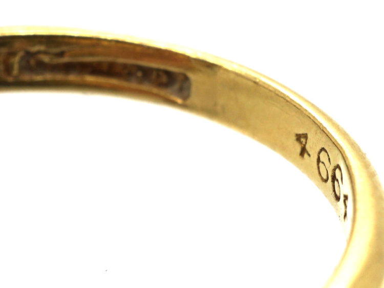 Edwardian 18ct Gold & Platinum, Diamond Daisy Ring