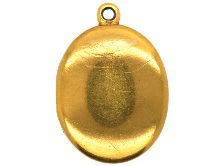 Victorian 18ct Gold Oval Locket