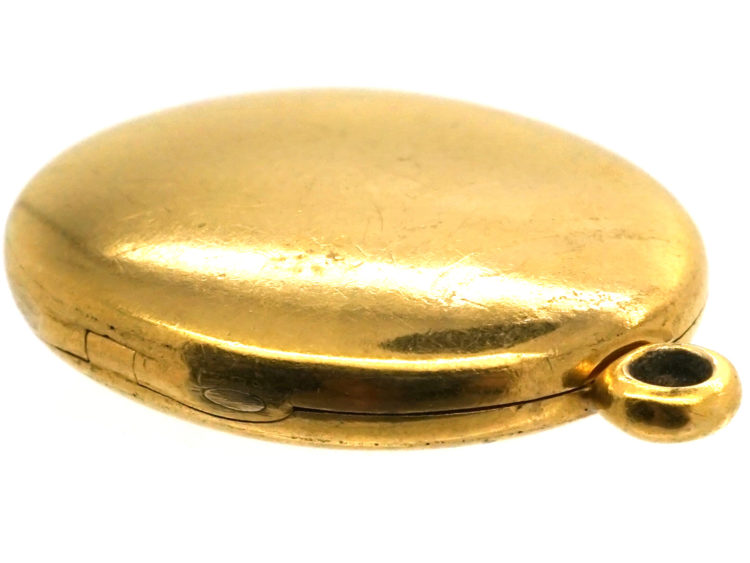 Victorian 18ct Gold Oval Locket