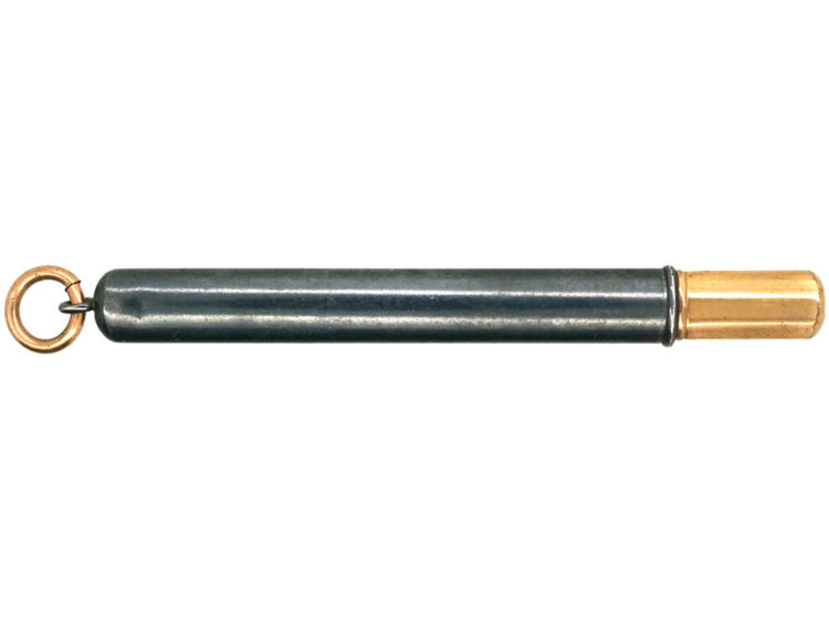 Victorian 9ct Gold & Gunmetal Pencil