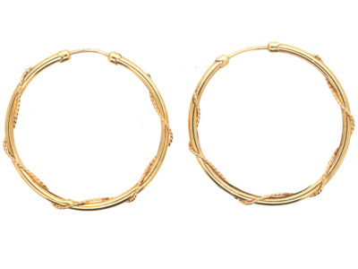 9ct Gold Hoop Earrings