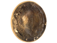 Early Georgian 18t Gold Seal with Citrine Base with Intaglio of a Crest