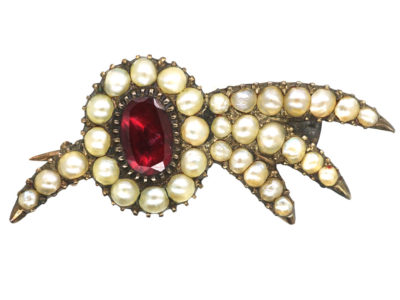 Georgian Halley's Comet Brooch