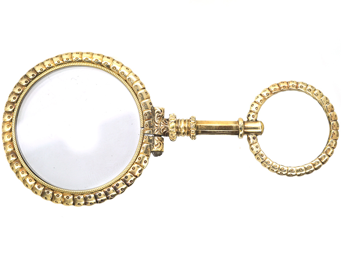 Victorian Gold Cased Quizzing Glass (454M) The Antique Jewellery Company