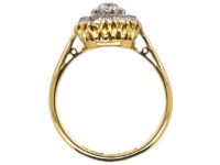 Edwardian 18ct Gold, Diamond Cluster Ring