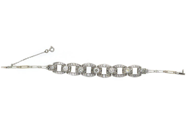 Art Deco Platinum & Diamond Bracelet