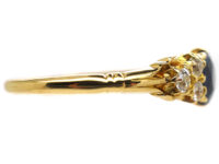 Edwardian 18ct Gold, Sapphire & Diamond Ring