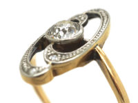 Art Nouveau 18ct Gold & Diamond Ring