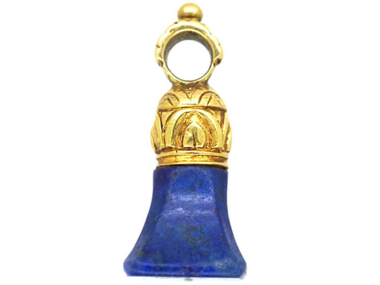 Victorian 18ct Gold & Lapis Lazuli Seal