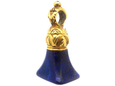 Victorian 18ct Gold & Lapis Lazuli Seal