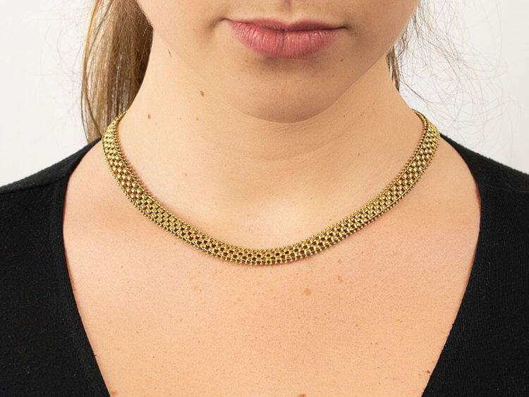 Victorian 15ct Gold Collar