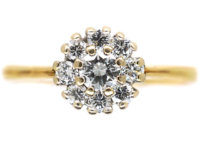 18ct Gold & Diamond Cluster Ring