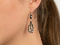 Georgian Diamond Drop Earrings