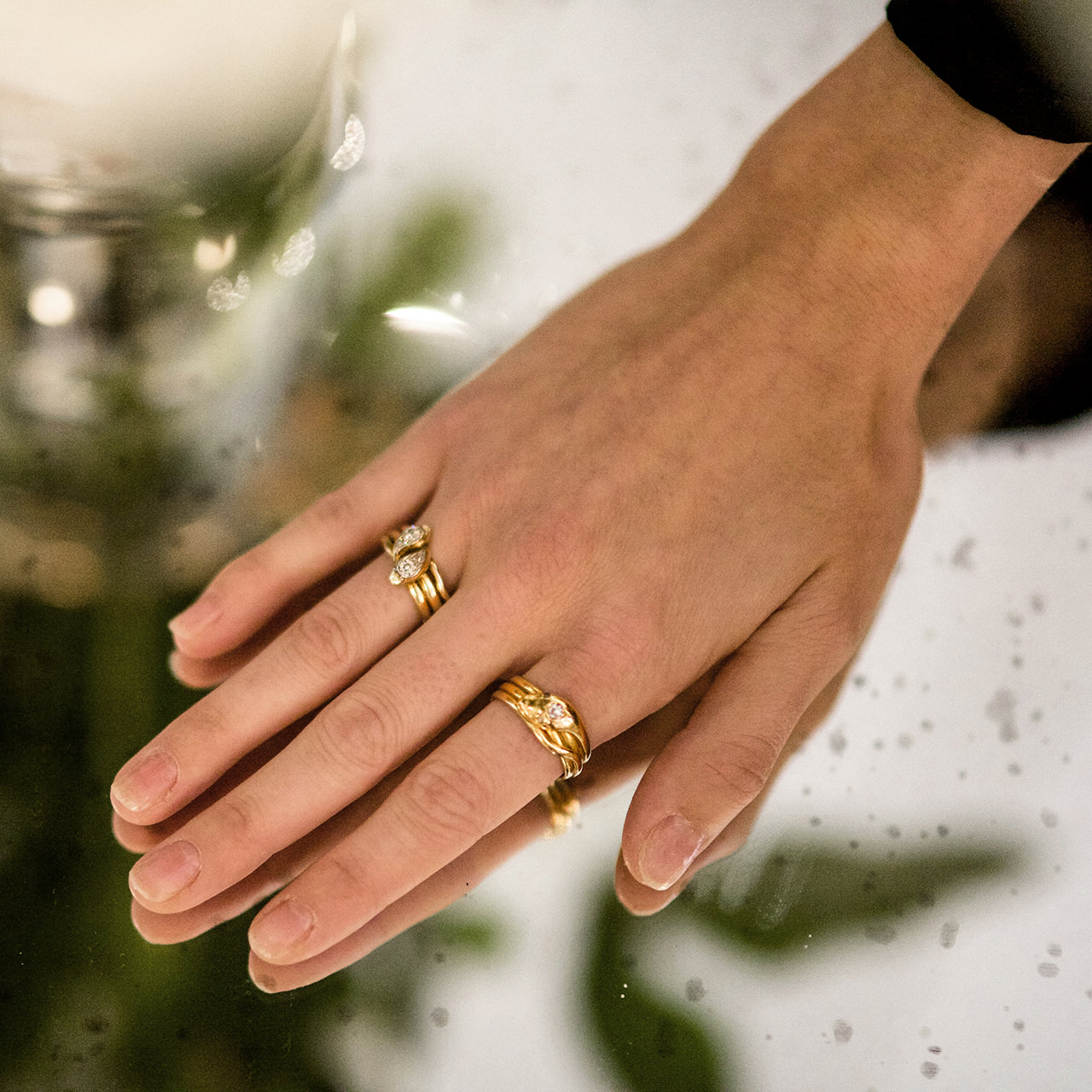 Snake rings make a stylish statement